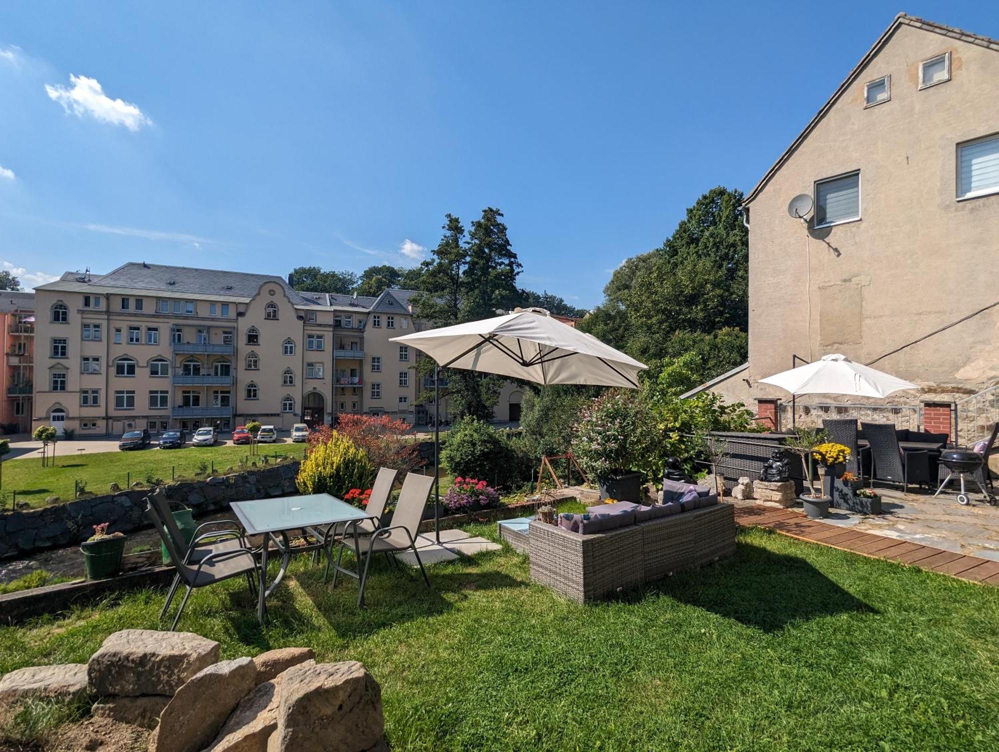 F4 - Urlaubsmagie - Grosse Wohnung Fuer Bis Zu 10 Personen 赛博尼茨 外观 照片