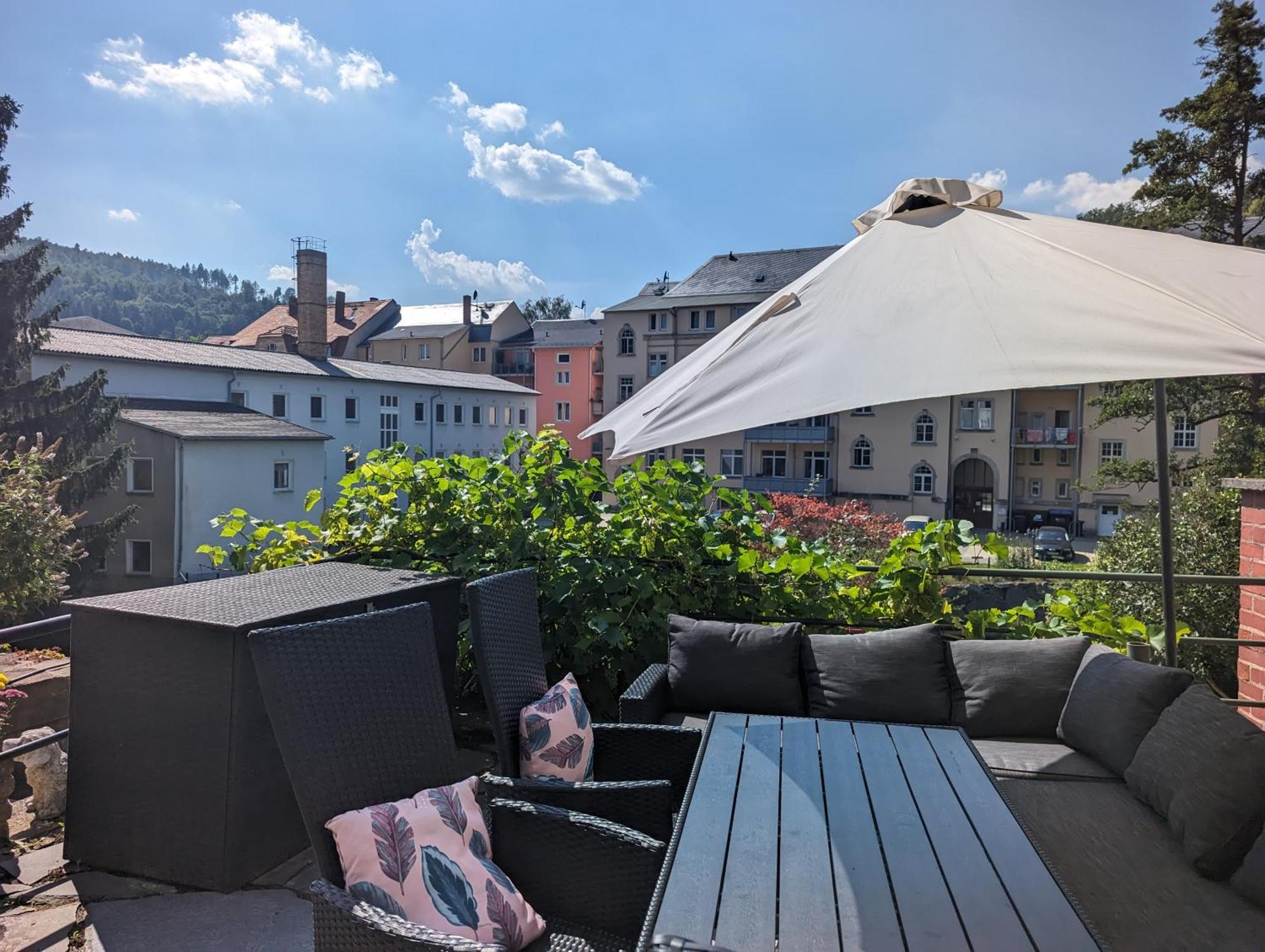 F4 - Urlaubsmagie - Grosse Wohnung Fuer Bis Zu 10 Personen 赛博尼茨 外观 照片