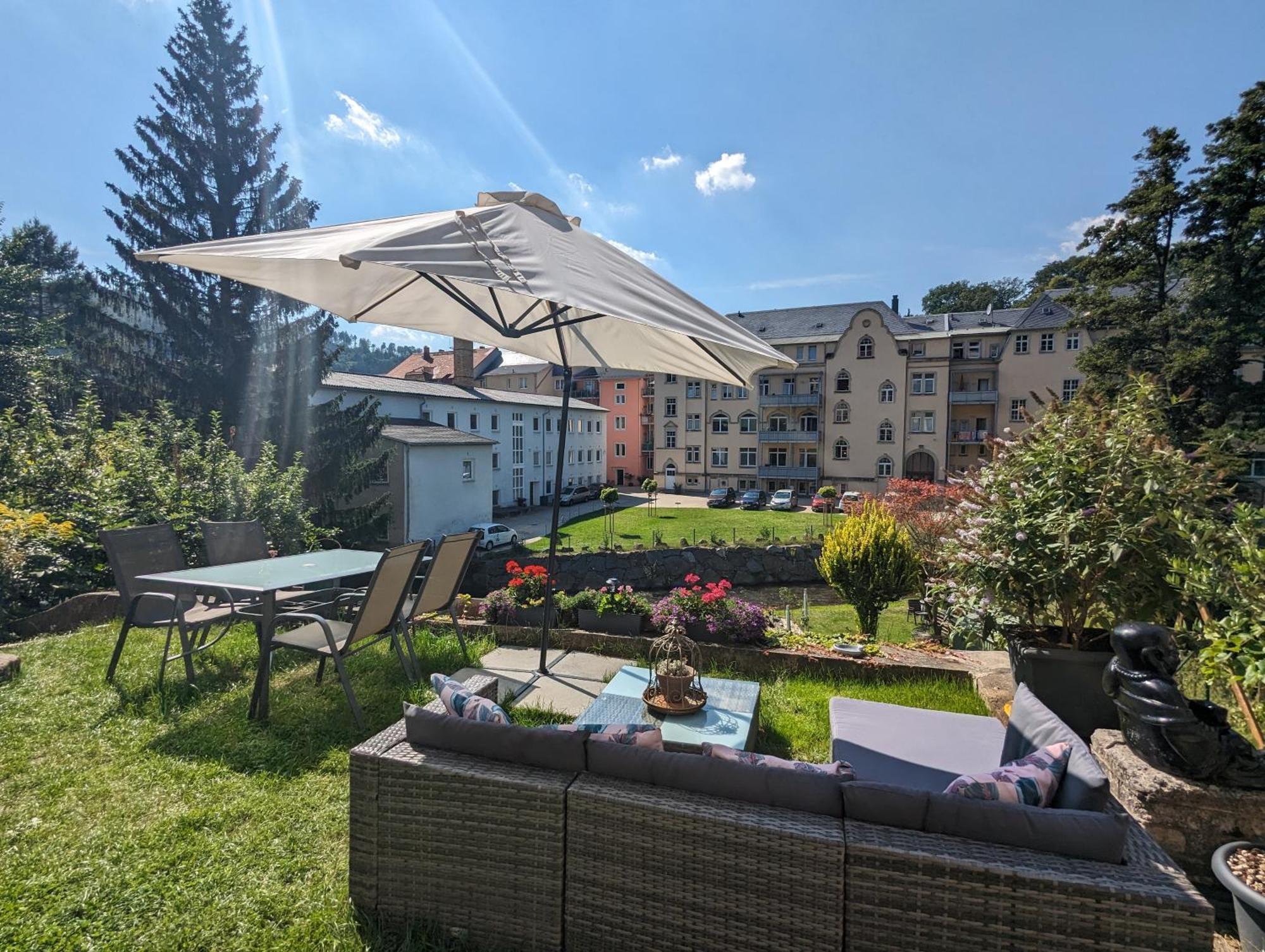 F4 - Urlaubsmagie - Grosse Wohnung Fuer Bis Zu 10 Personen 赛博尼茨 外观 照片