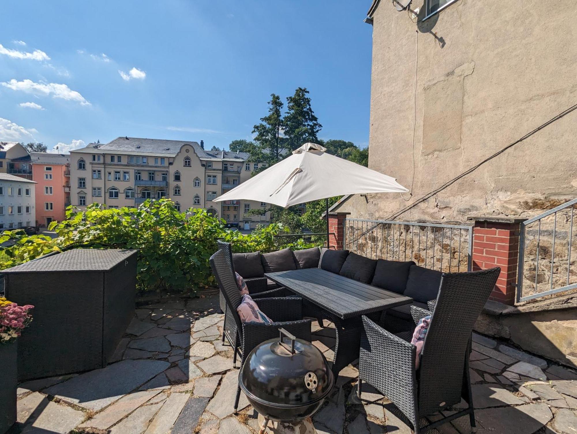 F4 - Urlaubsmagie - Grosse Wohnung Fuer Bis Zu 10 Personen 赛博尼茨 外观 照片