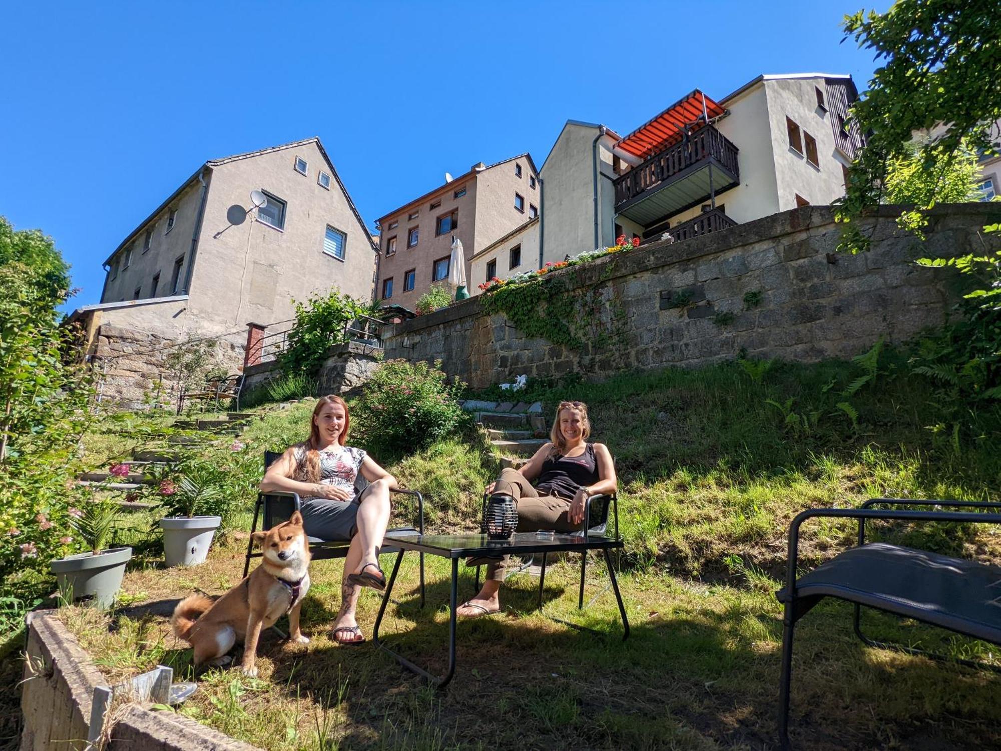 F4 - Urlaubsmagie - Grosse Wohnung Fuer Bis Zu 10 Personen 赛博尼茨 外观 照片