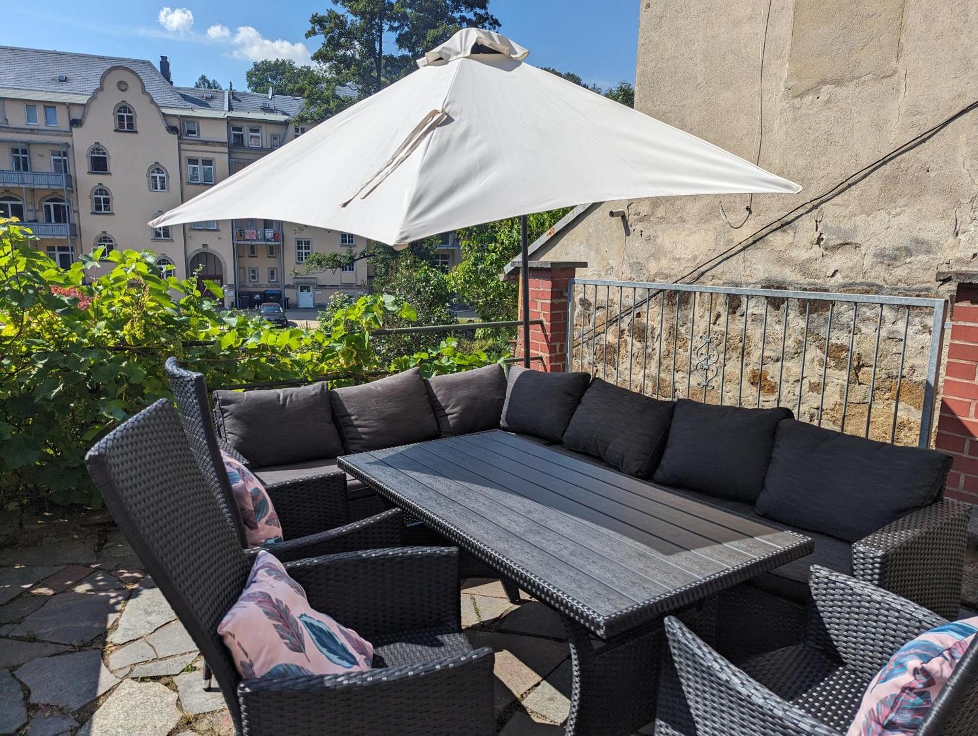 F4 - Urlaubsmagie - Grosse Wohnung Fuer Bis Zu 10 Personen 赛博尼茨 外观 照片