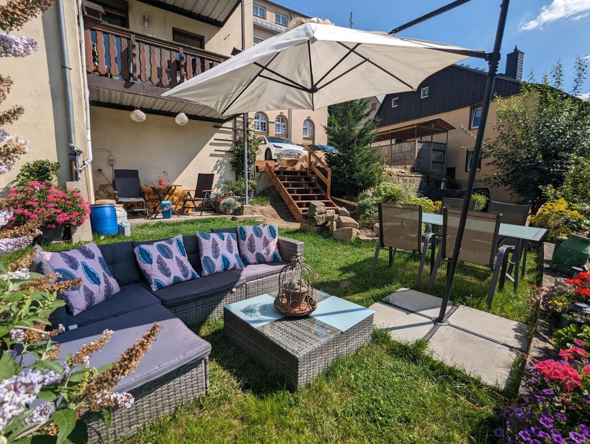 F4 - Urlaubsmagie - Grosse Wohnung Fuer Bis Zu 10 Personen 赛博尼茨 外观 照片