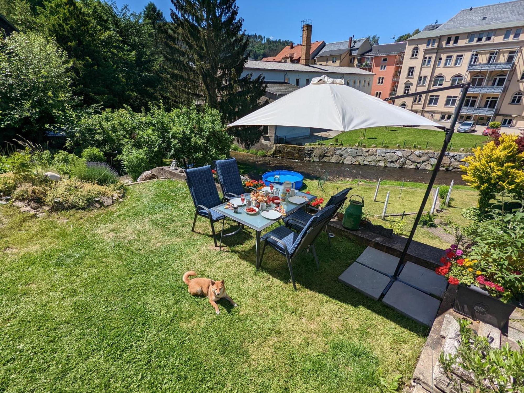 F4 - Urlaubsmagie - Grosse Wohnung Fuer Bis Zu 10 Personen 赛博尼茨 外观 照片