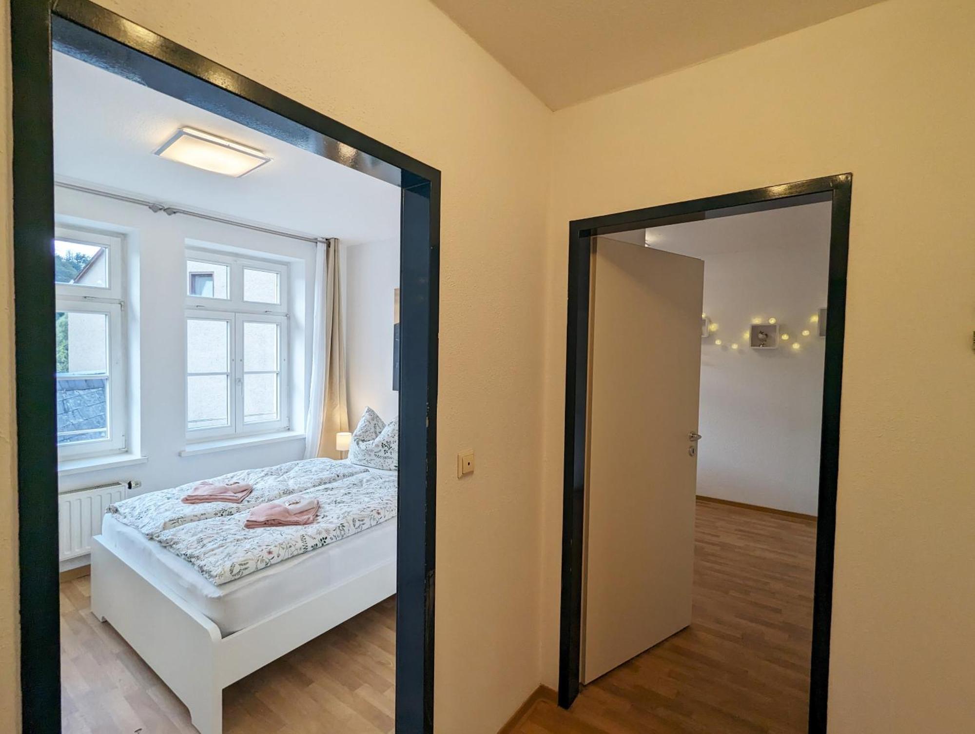 F4 - Urlaubsmagie - Grosse Wohnung Fuer Bis Zu 10 Personen 赛博尼茨 外观 照片