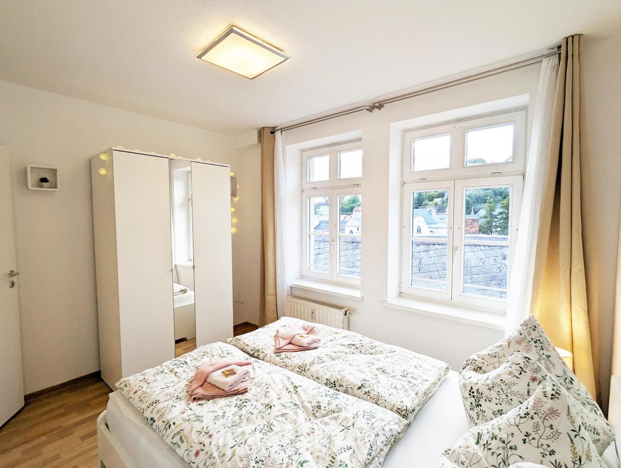 F4 - Urlaubsmagie - Grosse Wohnung Fuer Bis Zu 10 Personen 赛博尼茨 外观 照片