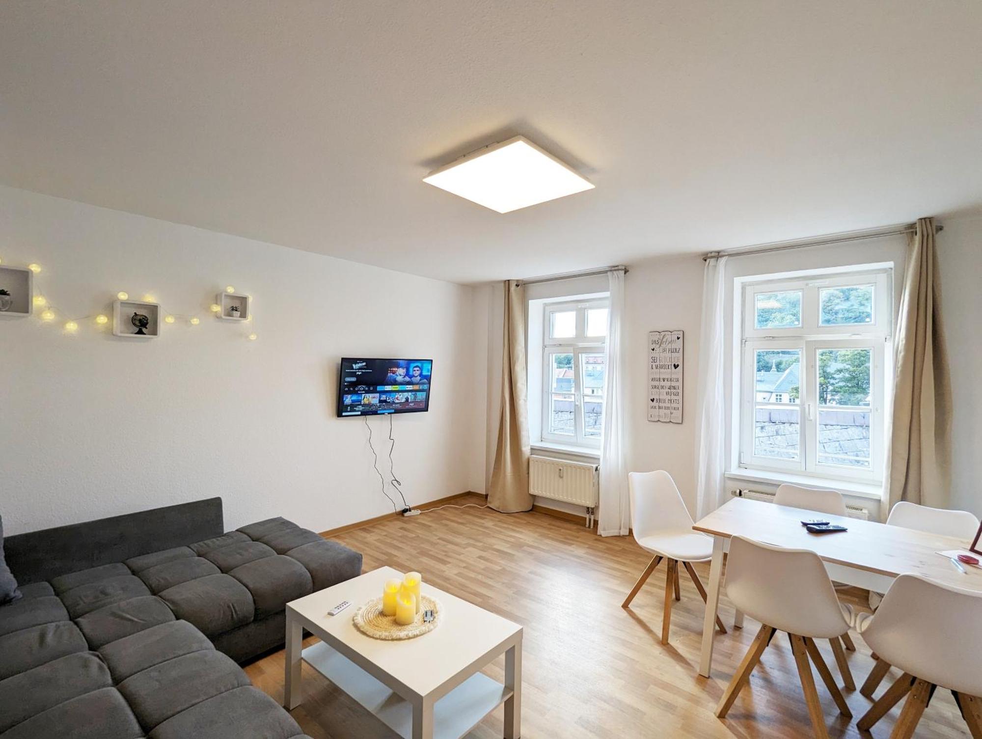 F4 - Urlaubsmagie - Grosse Wohnung Fuer Bis Zu 10 Personen 赛博尼茨 外观 照片