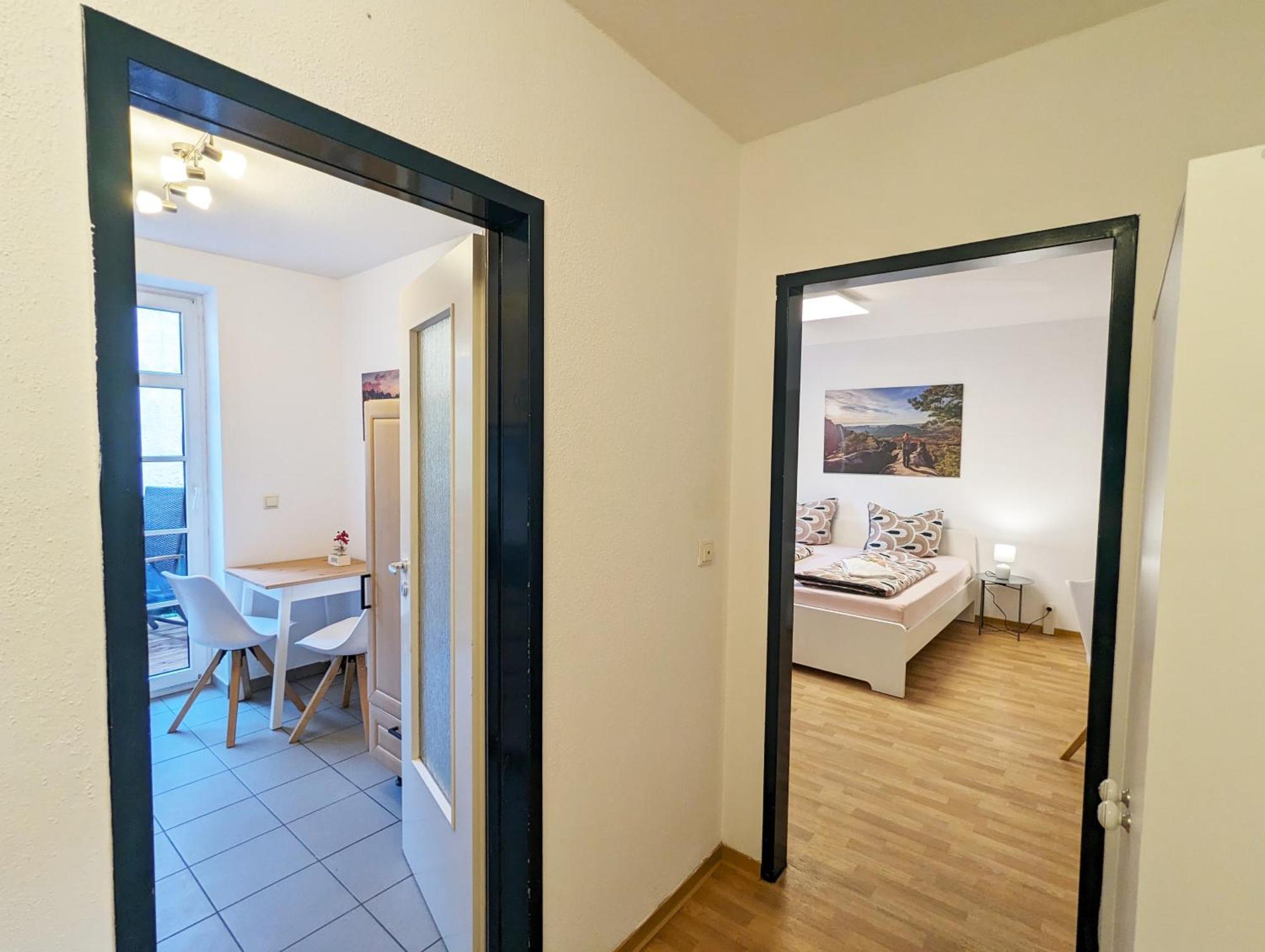 F4 - Urlaubsmagie - Grosse Wohnung Fuer Bis Zu 10 Personen 赛博尼茨 外观 照片