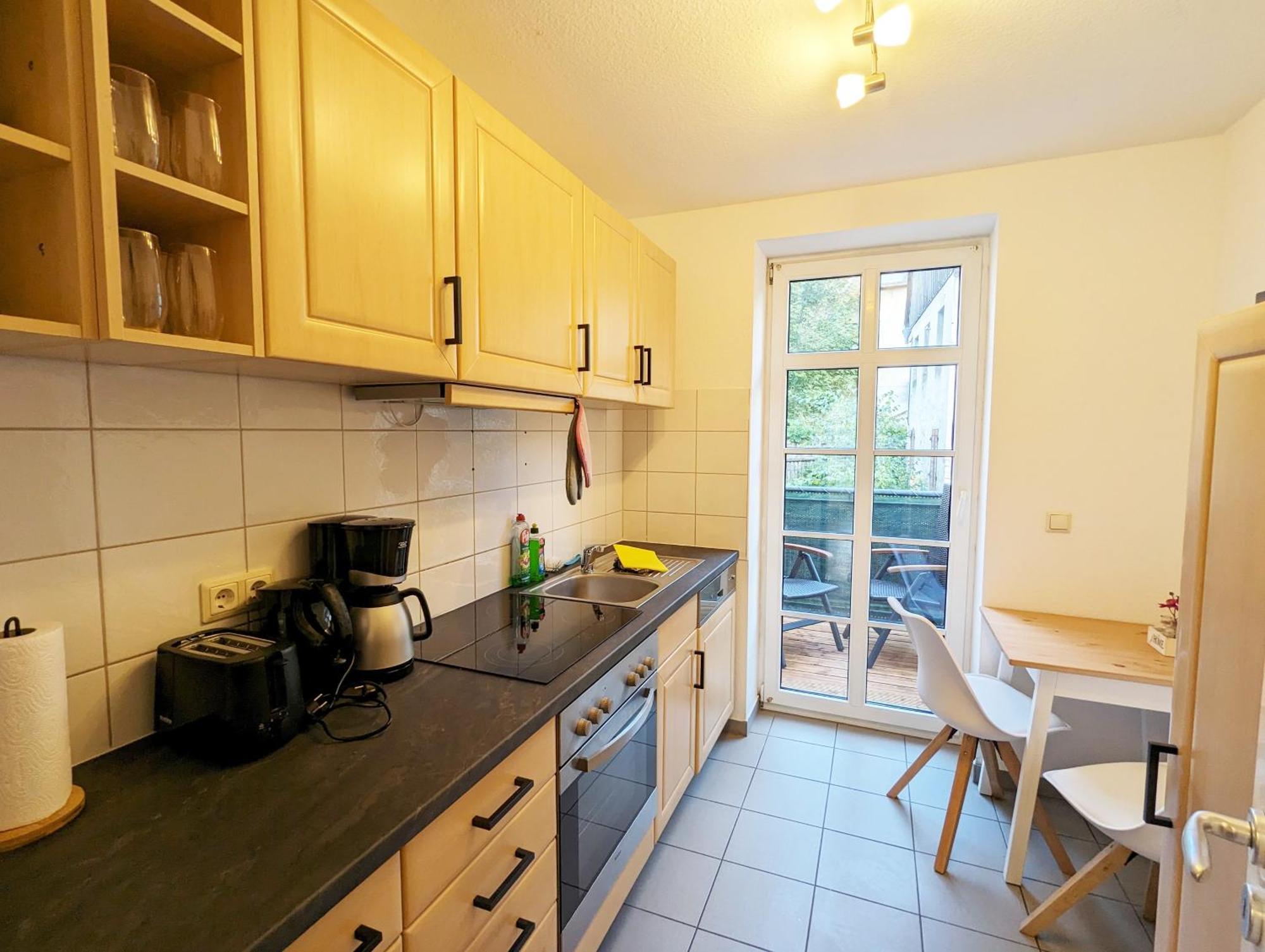 F4 - Urlaubsmagie - Grosse Wohnung Fuer Bis Zu 10 Personen 赛博尼茨 外观 照片