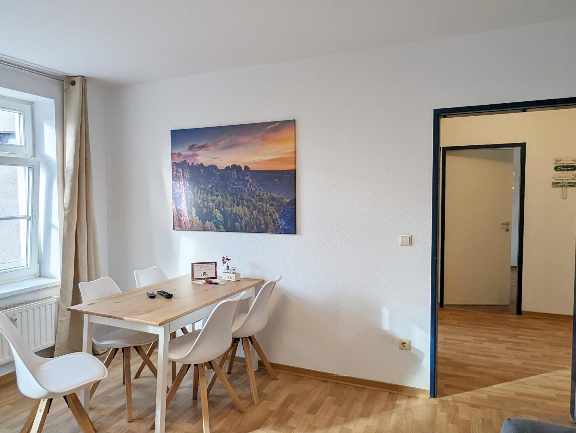 F4 - Urlaubsmagie - Grosse Wohnung Fuer Bis Zu 10 Personen 赛博尼茨 外观 照片