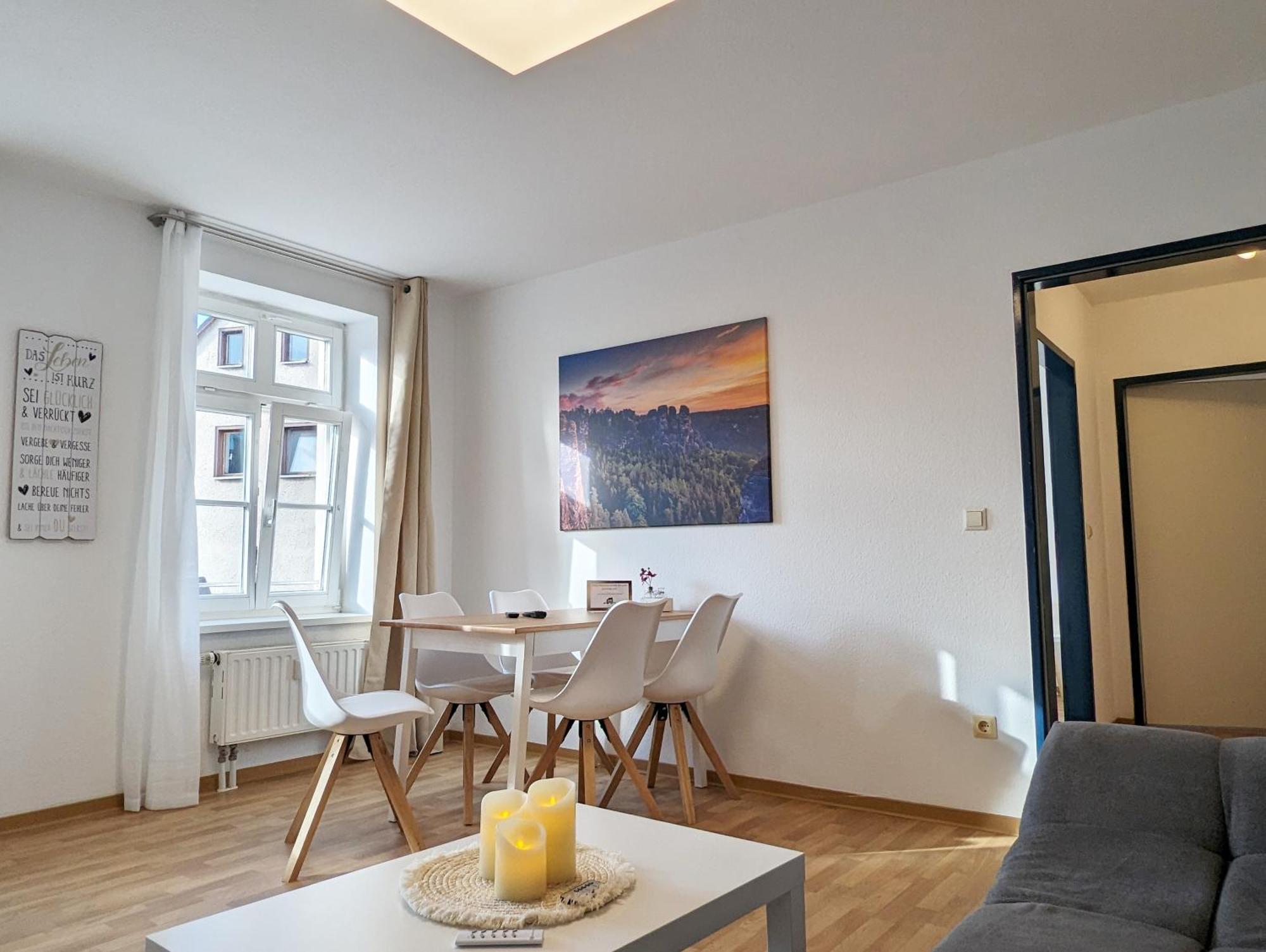 F4 - Urlaubsmagie - Grosse Wohnung Fuer Bis Zu 10 Personen 赛博尼茨 外观 照片