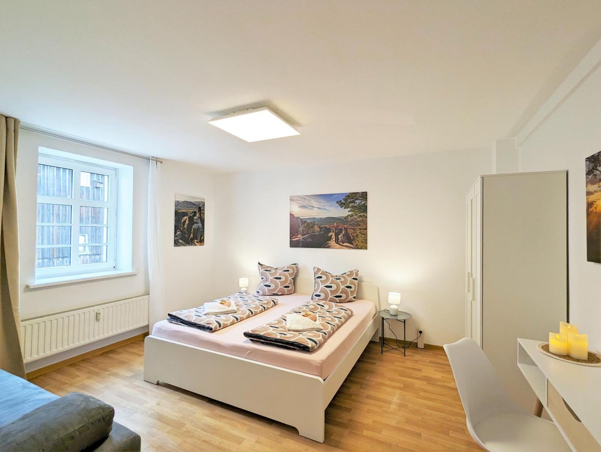 F4 - Urlaubsmagie - Grosse Wohnung Fuer Bis Zu 10 Personen 赛博尼茨 外观 照片