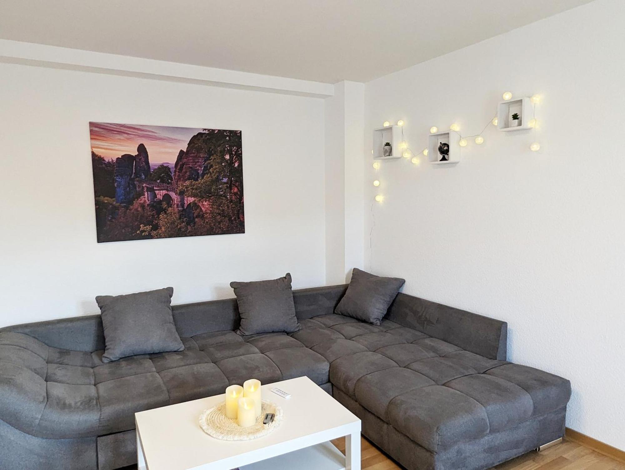 F4 - Urlaubsmagie - Grosse Wohnung Fuer Bis Zu 10 Personen 赛博尼茨 外观 照片