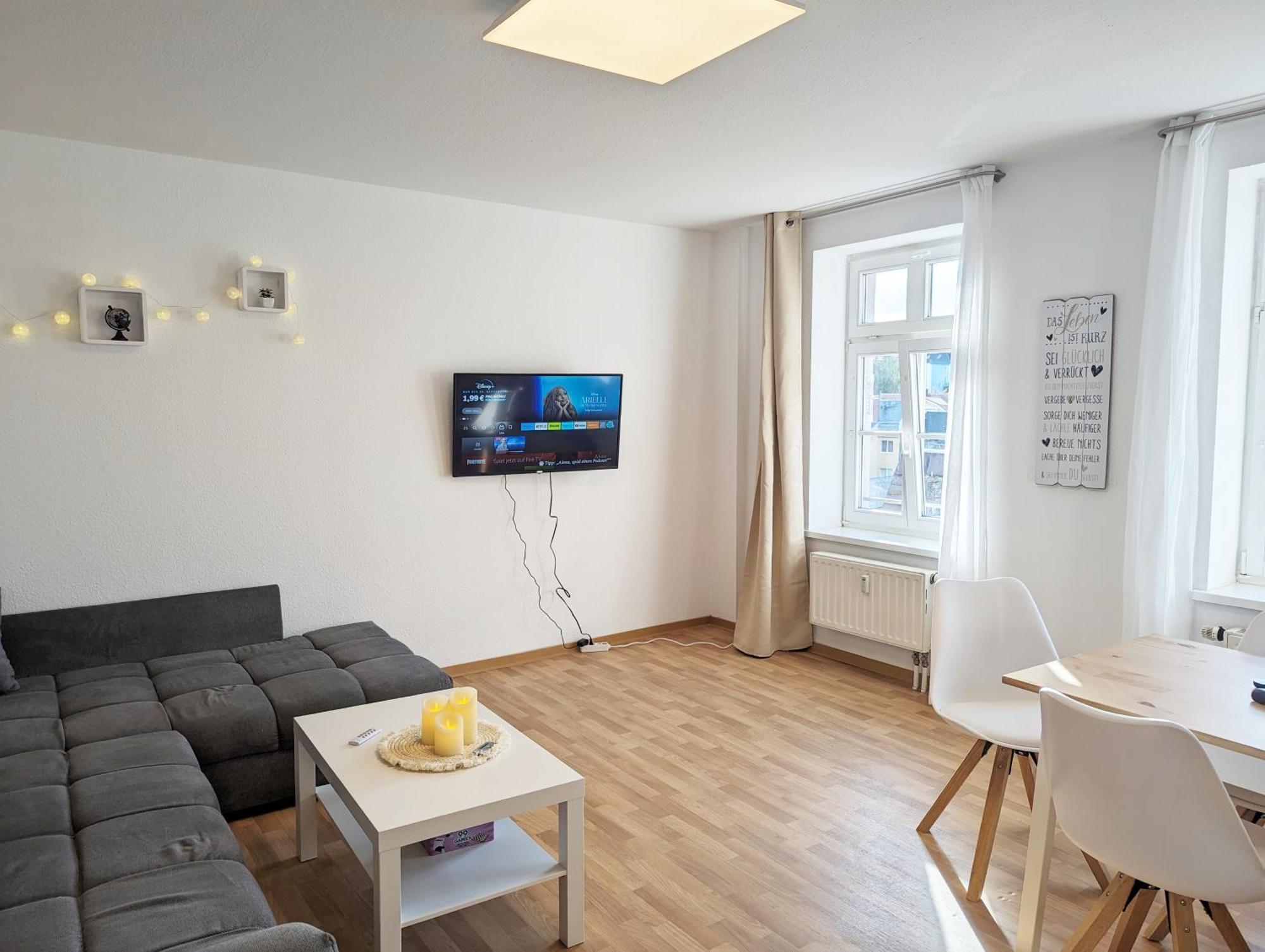 F4 - Urlaubsmagie - Grosse Wohnung Fuer Bis Zu 10 Personen 赛博尼茨 外观 照片