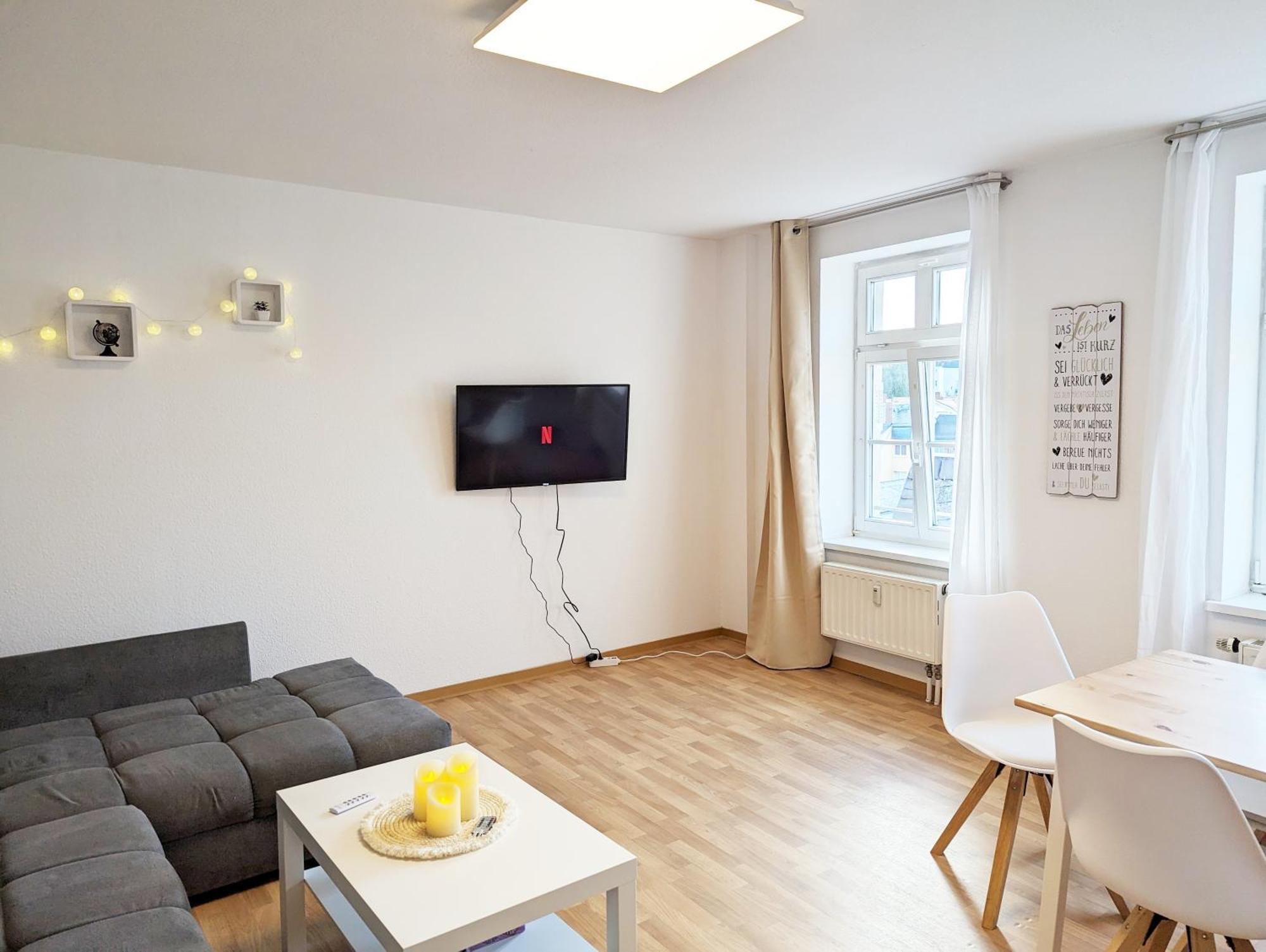 F4 - Urlaubsmagie - Grosse Wohnung Fuer Bis Zu 10 Personen 赛博尼茨 外观 照片