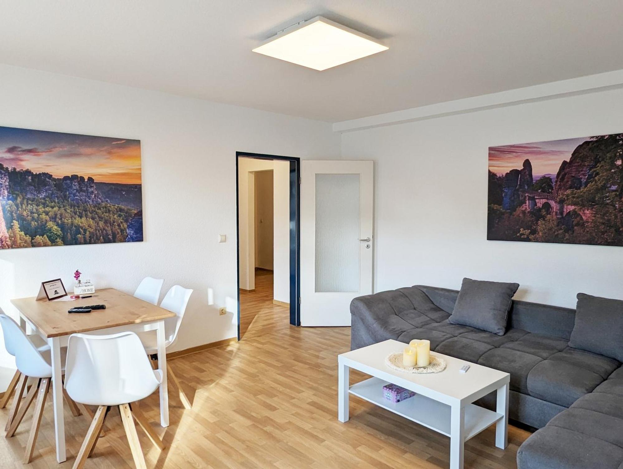 F4 - Urlaubsmagie - Grosse Wohnung Fuer Bis Zu 10 Personen 赛博尼茨 外观 照片